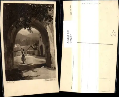 139287,Künstler Ak C. Machlup Durchblick