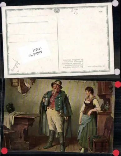 142311,H. Kauffmann Verliebte Postillion