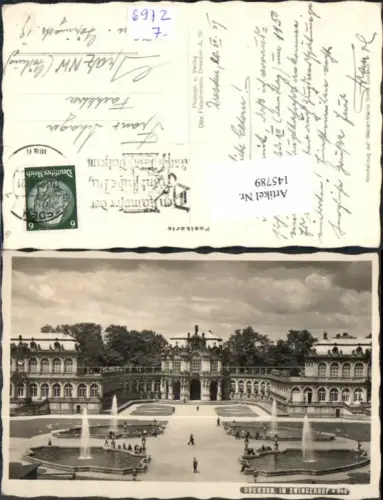 145789,Dresden Zwingerhof Handabzug ähnlich Walter Hahn