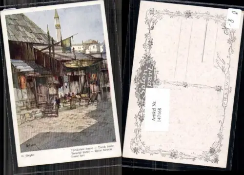 147168,H. Biegler Türkischer Bazar Türkei markt typen Moschee