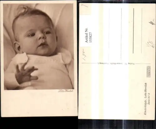 155827,Künstler Ak Lotte Herrlich Serie 101euro2 Kinderköpfe Portrait