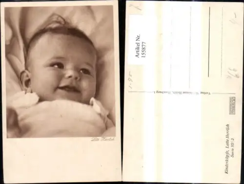155877,Künstler Ak Lotte Herrlich Serie 101euro3 Kinderköpfe Portrait
