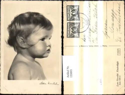 155893,Künstler Ak Lotte Herrlich Serie 1031euro2 Kinderköpfe Portrait