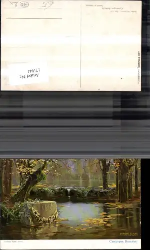 171944,Künstler Ak Campagna Romana sign Enrique Serra