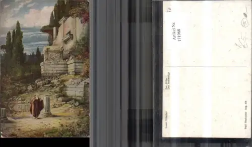 171968,Künstler Ak Der Büßer sign Const. Hölscher pub Paul Heckscher