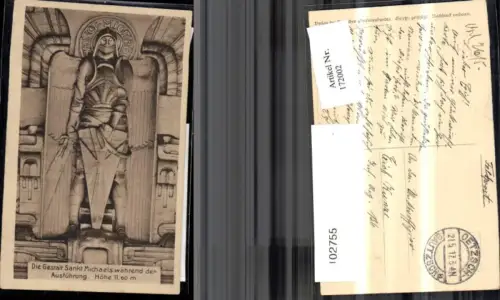 172002,Künstler Ak Sankt Michael während der Ausführung pub Deutscher Patriotenbund