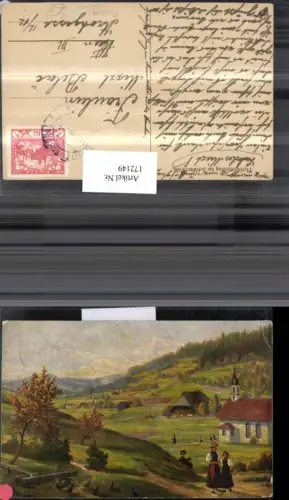 172149,Künstler Ak Herbstsonntag im Schwarzwald signiert Hugo Simon