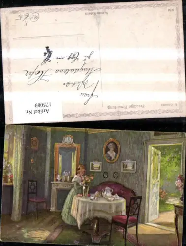 175089,Künstler Ak E. Student Freudige Erwartung