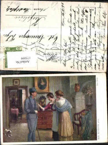 175099,Künstler Ak Rob. Scheffer Der Held