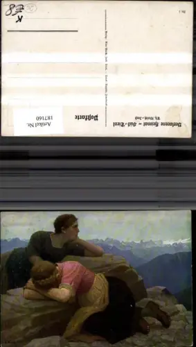 187160,Künstler Ak Th. Walch Imst Nr 1 Verlorene Heimat Südtirol