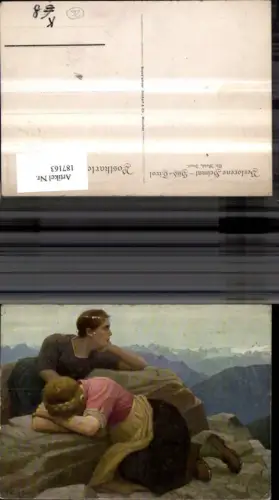 187163,Künstler Ak Th. Walch Imst Nr 1 Verlorene Heimat Südtirol