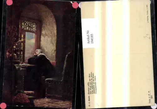 194185,Künstler Ak A. Kuntz Ein Gruß a. d. Welt Frau Nonne a. Fenster