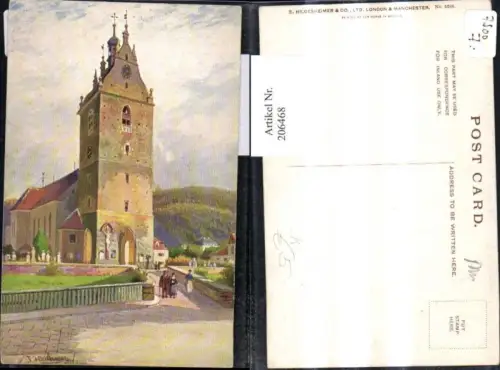 206468,Künstler AK F. Heilinger Kirche