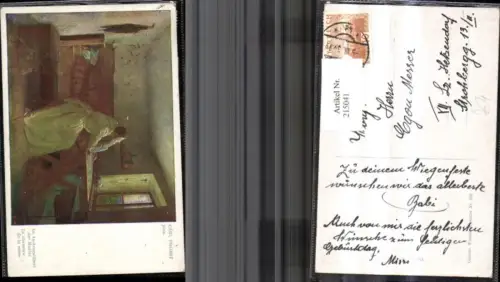 215041,Künstler Ak Carl Probst Im Austragstüberl d. Mutter La chambre de la mere