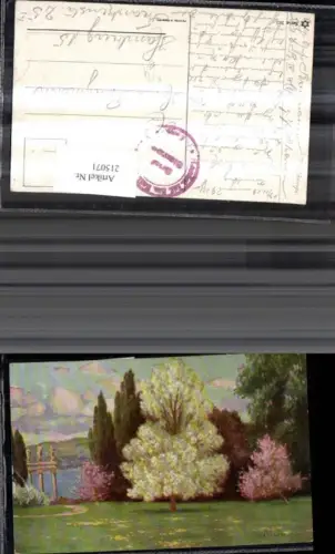 215071,Künstler Ak P. Alexander Baum Landschaft