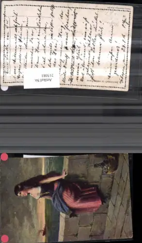 215081,Künstler Ak A. Zeckendorf In weiter Ferne Zigeuner Mignon Gypsygirl