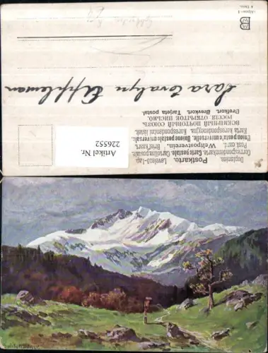 226552,Künstler AK Splitgerber jr. Landschaft Bergkulisse