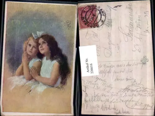 226616,Künstler AK Peters Die Friede Mädchen Portrait