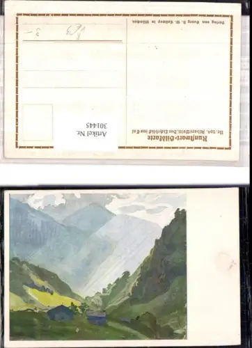 301445,Künstler Ak Albert Welti Der Lichtblick ins Tal pub Kunstwart 209