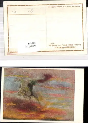 301454,Künstler Ak Albert Welti Der Reiter der Höhe pub Kunstwart 216