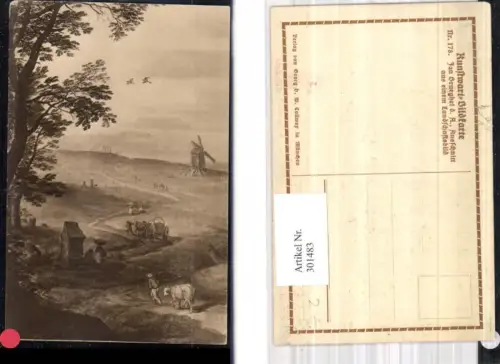 301483,Künstler Ak Jan Brueghel d. Ältere Auschnitt a. einem Landschaftsbild pub Kunstwart 178