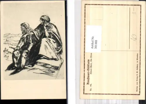 301488,Künstler Ak Albert Welti Die Alten Paar Landschaft pub Kunstwart 196