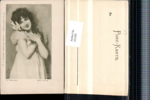321202,F. A. Ackermann 311 Künstler L. Schmutzler Mein Liebling Mädchen m. Taube
