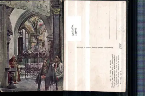 321996,Künstler AK W. Kossak Chapelle St. Croix Tombeau Casimir Jsagellon Grabmal