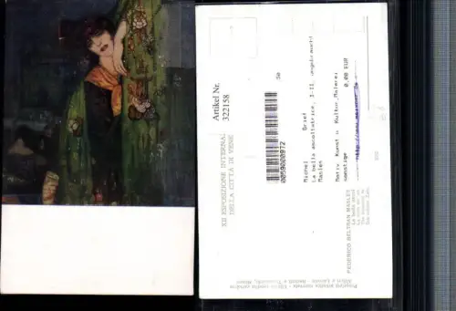 322158,Künstler AK Federico Beltran Masles Die schöne Zuhörerin Frau
