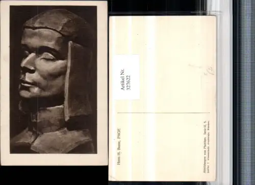 327622,Künstler AK Hans H. Busse Page Detailansicht Kopf