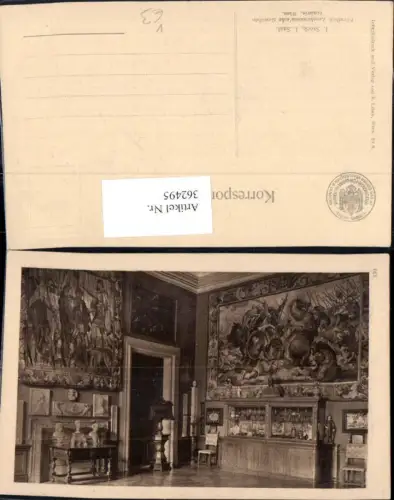 362495,Künstler Ak Liechtenstein Gemäldegalerie Wien 1. Stock 1. Saal pub J. Löwy 339