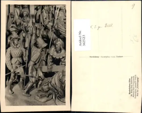 362523,Künstler Ak Hans Brüggemann Aus der Kreuztragung Bordesholmer Altar Statue pub Voigt Elmshorn