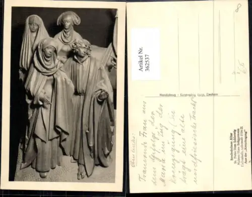 362537,Künstler Ak Hand Brüggemann Aus d. Kreuztragung Bordesholmer Altar pub Voigt Elmshorn