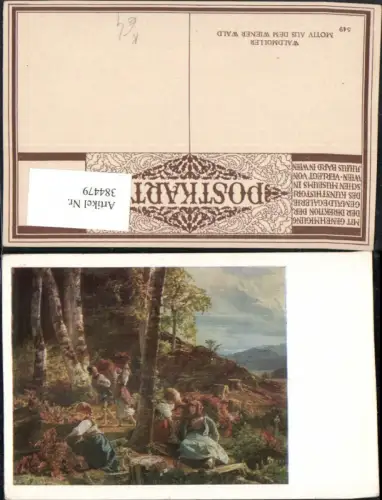 384479.Künstler AK Waldmüller Motiv aus dem Wiener Wald