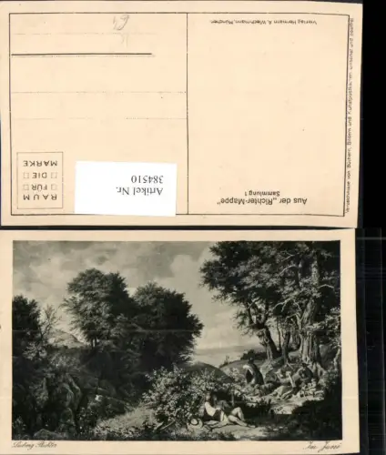 384510.Künstler AK Ludwig Richter Im Juni Landschaft pub A. Wiechmann