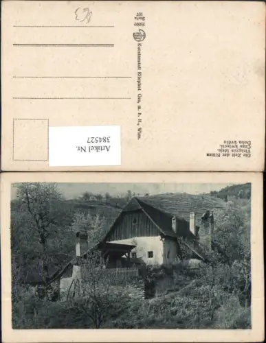 384527.Künstler AK Die Zeit der Blüten Haus pub Kilophot 25092