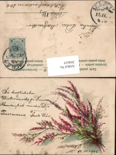 384619.Künstler AK A. Höchstädt Blüten Zweige