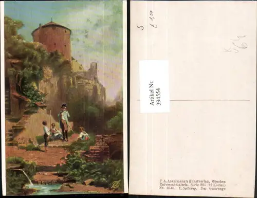 394554,Künstler AK C. Spitzweg Der Gestrenge pub A. Ackermann 3044