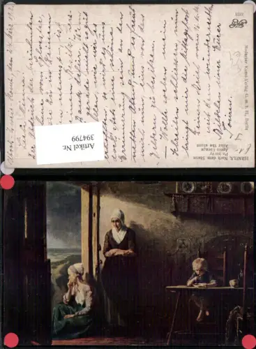 394799,Künstler AK Israels Nach dem Sturm Frauen Mutter Kind