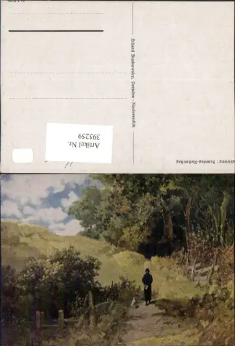 395259,Künstler AK C. Spitzweg Samstag-Nachmittag Landschaft