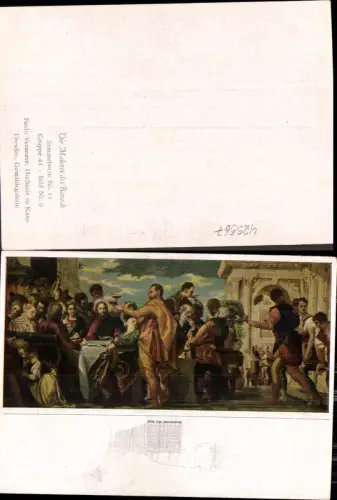 425567,Künstler Ak Paolo Veronese Hochzeit zu Kana Barock