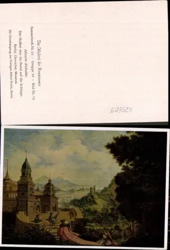 425605,Künstler Ak Albrecht Altdorfer Der Hoffart sitzt d. Bettel a. d. Schleppe Renaissance