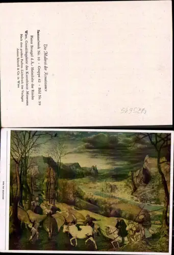 425615,Künstler Ak Pieter Bruegel d. Ältere Heimkehr d. Rinder Tiere Renaissance