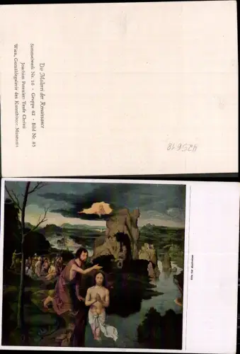 425618,Künstler Ak Joachim Patenier Taufe Christi Jesus Religion Renaissance