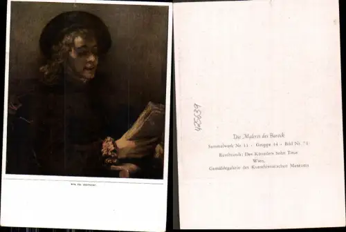 425639,Künstler Ak Rembrandt Des Künstlers Sohn Titus Barock