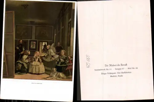 425665,Künstler Ak Diego Velazquez Die Hoffräulein Barock