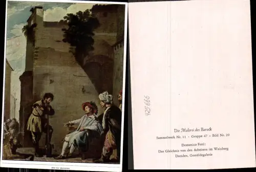 425666,Künstler Ak Domenico Fetti Das Gleichnis v. d. Arbeitern im Weinberg Barock