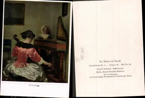 425669,Künstler Ak Gerard Terboch Hauskonzert Musik Barock