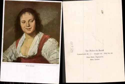 425670,Künstler Ak Frans Hals Zigeunerin Mignon Barock