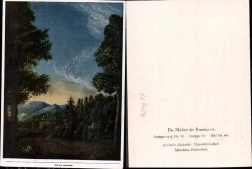 425677,Künstler Ak Albrecht Altdorfer Donaulandschaft Renaissance